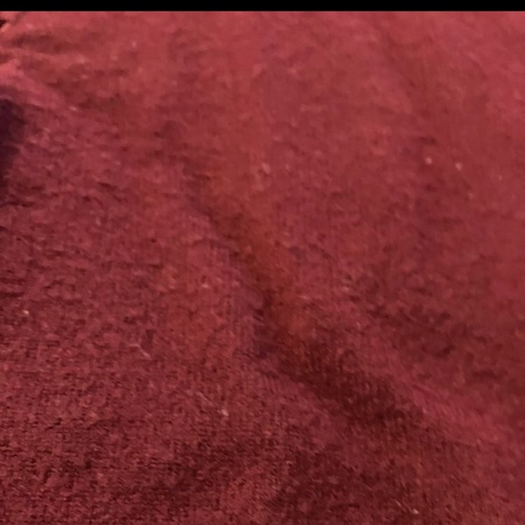 Tory Burch Maroon Merino Wool Lace Sweater, size small - Picture 7 of 7